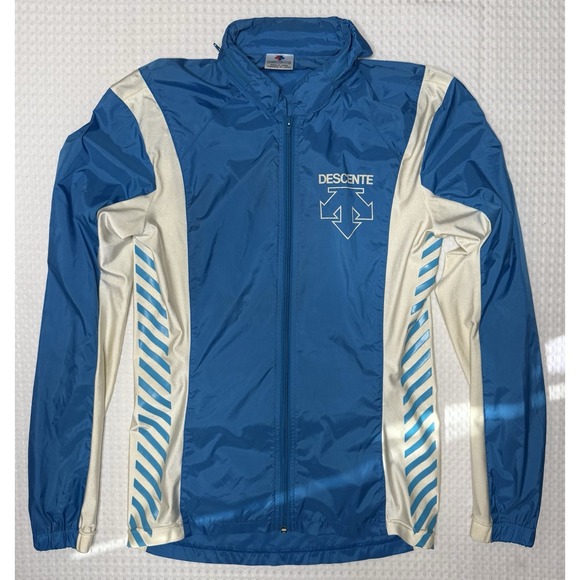 Vintage Descente SZ M Ski Snowboard Windbreaker Jacket Full Zip Japan Hoodie EUC - Picture 1 of 9
